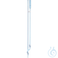 Burette, Bang pattern, Schellbach, FORTUNA, 2 ml : 0.01 ml, straight glass stopc